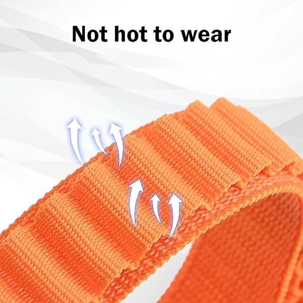 Nylon Armband kompatibelt med Fitbit Versa 3 / Sense kompatibelt med Fitbit Versa 3 / Sense