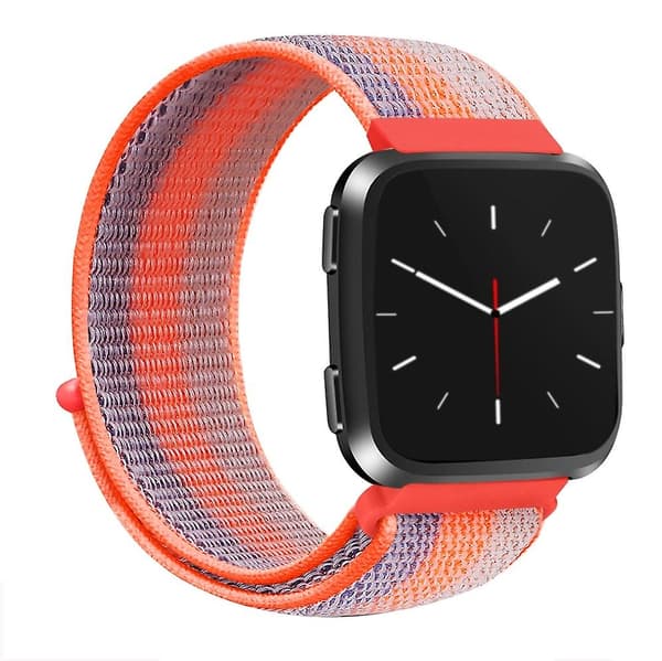 Orange Blå Orange Blå Nylonrem kompatibel med Fitbit Versa 1 / 2