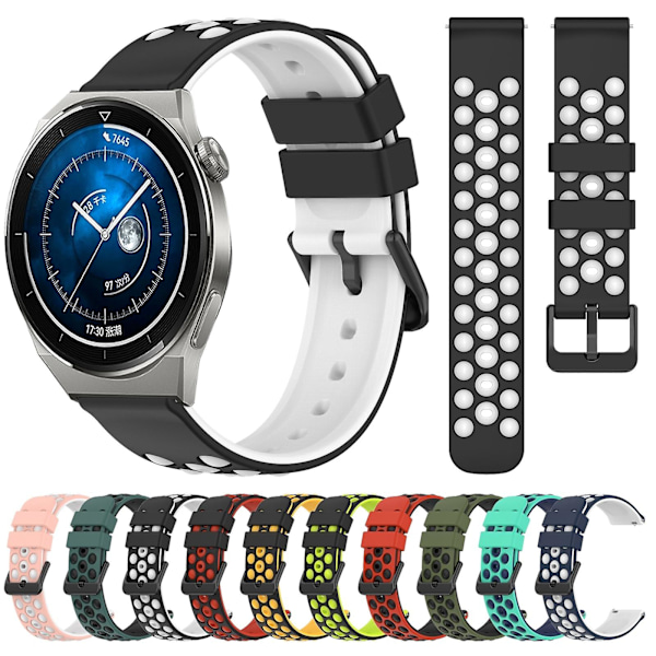 Silikonarmband kompatibelt med Huawei Watch Gt3 Pro 46mm