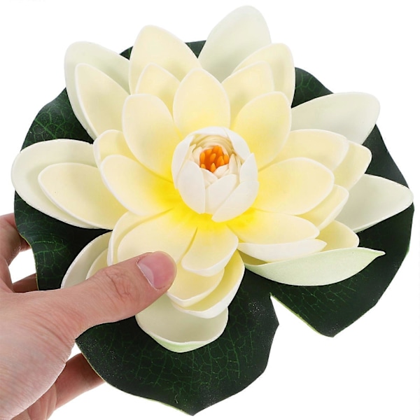 4 stk. Kunstig Flytende Lotusblomst Dekorativ Lotusblomst Damdekorasjon Rekvisitter