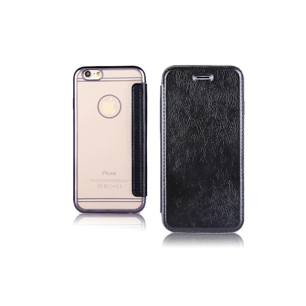 Kotelo iPhone 15 Prolle, musta, galvanointiteline, läppä, tavallinen, galvanointi