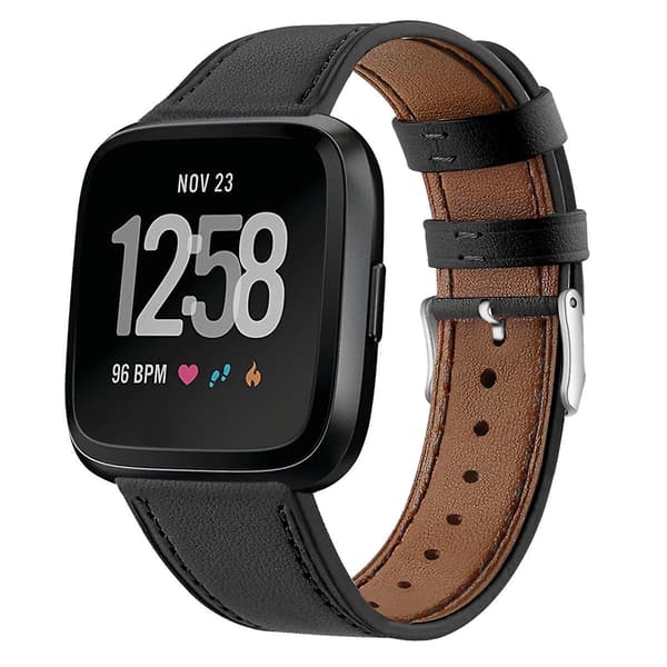 Sort sort rem kompatibel med Fitbit Versa 2 / Fitbit Versa / Fitbit Versa Lite