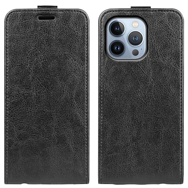 Etui til iPhone 15 Pro Max sort Wallet med kortholder Flip Tilpasning