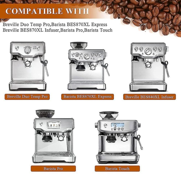 Ny espresso rengöringsskiva kompatibel med Breville espressomaskin - 54 mm - 2 pack