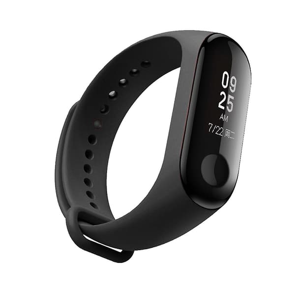 Sort Sort Silikone Urrem kompatibel med Xiaomi Mi Band 3
