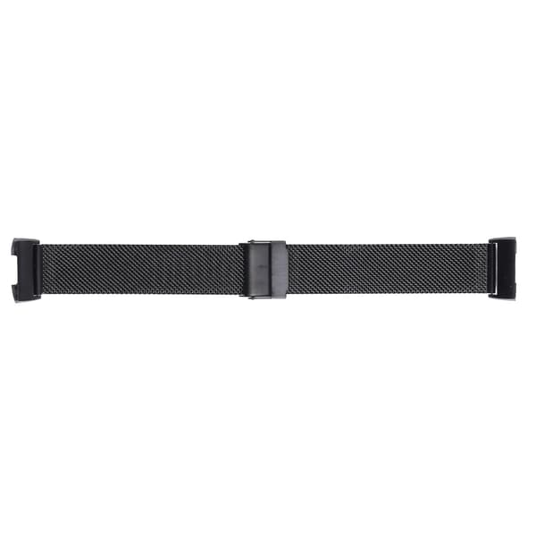 Sort Sort Milanese Urrem kompatibel med Fitbit Charge 4