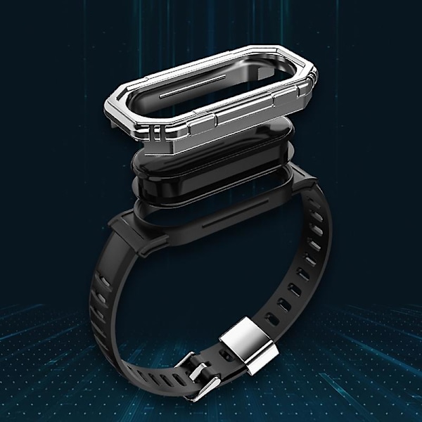 TPU Klockarmband + PC Skal kompatibelt med Xiaomi Mi Band 6 / 5