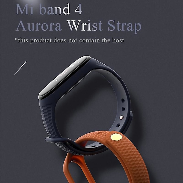 Valkoinen valkoinen ranneke, yhteensopiva Xiaomi Mi Band 3 / 4 kanssa