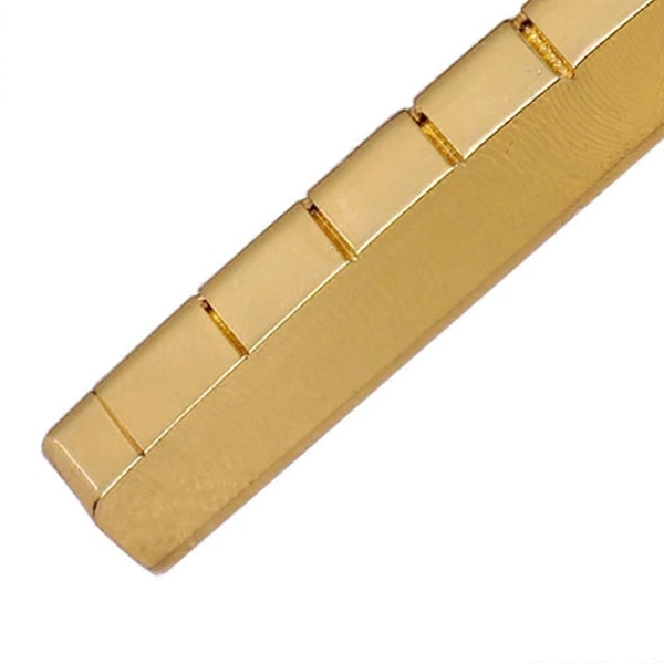 6 Strenget 43mm Messing Slidsede Sadel til Elektrisk Guitar Reservedele Reparationstilbehør