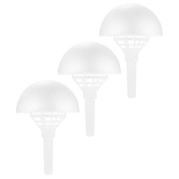 3 Sett Brudebukett Holdere Skum Blomsterhåndtak for Bryllupsblomster DIY