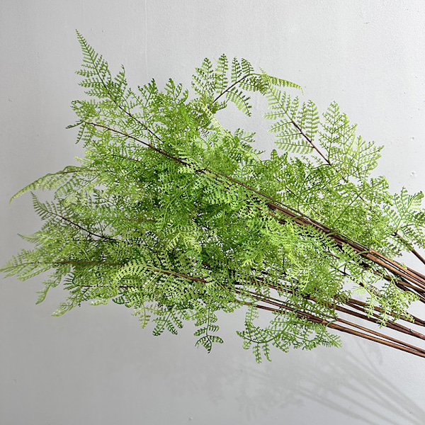 Simuloitu vihreä kasvin lehti pehmeäkosketus saniaisen lehdet kukka-asetelmiin 33 Asparagus fern