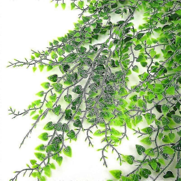 Grön Hängande Växt Konstgjord Växt Chlorophytum Vägg Hem Balkong Dekoration