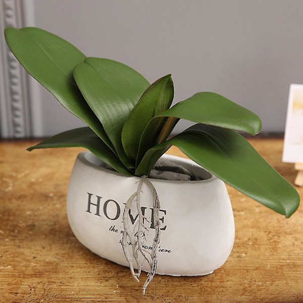 1 stk. Kunstig Plante Sommerfugl Orkide Blad DIY Hjemmekontor Skrivebord Bonsai Dekoration