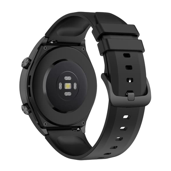 Sort Sort 22mm Silikone Urrem kompatibel med Xiaomi Watch S1