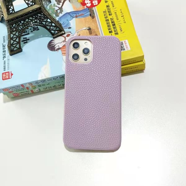 Etui til iPhone 16pro Lilla Småstein Halv Pakke