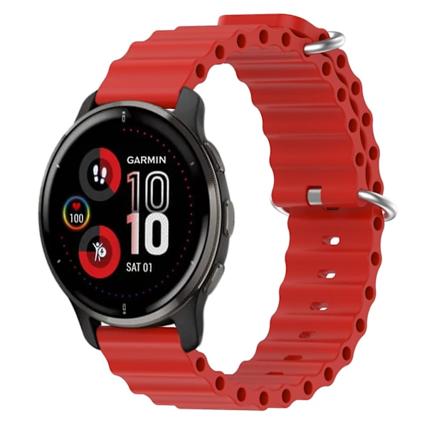 Silikonarmband kompatibelt med Garmin Venu 2 Plus