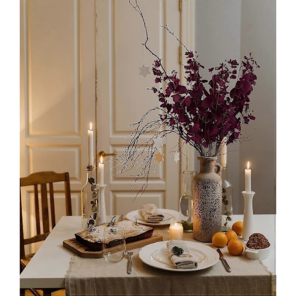 Kunstige orkideblomster, 10 stk. (Hver 94 cm) Falske orkideer Kunstige orkideer Burgundy