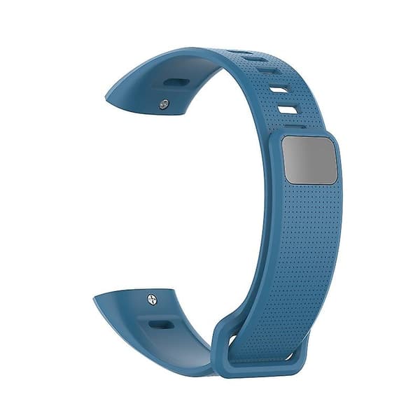 Midnattsblå Midnattsblå kompatibel med Huawei Band 2 Pro silikonrem
