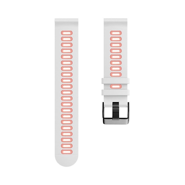 Orange Sort Orange Sort 20mm Flerfarvet Silikonerem kompatibel med Huawei Watch Gt2 42mm