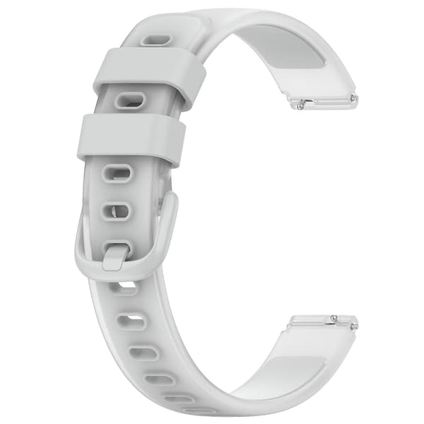 Ljusgrå Ljusgrå 12mm Tvåfärgat Silikonarmband