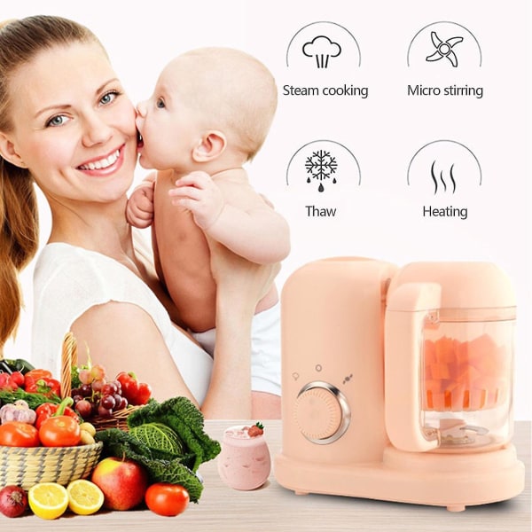 Ny baby , purématberedare, ångkokning och mixer, varmare maskin, allt-i-ett automatisk matlagning, automatisk matlagning och malning B
