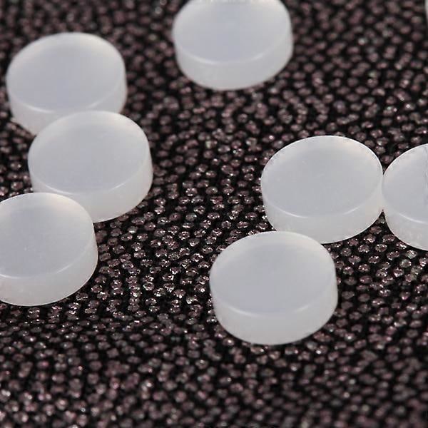 10 stk. Hvite Perlemor Innleggsprikker for Gitar Gripebrett Dekorering 6,2x2mm