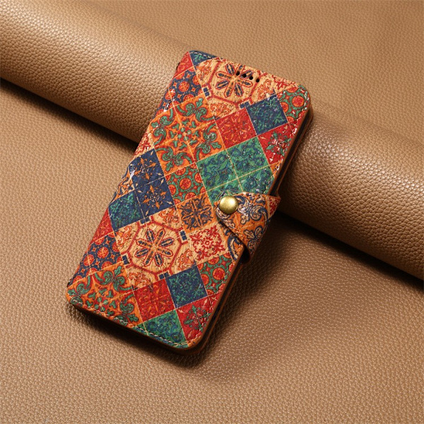 Etui til iPhone 16 Pro vinterstativ Wallet med kortholder Flip