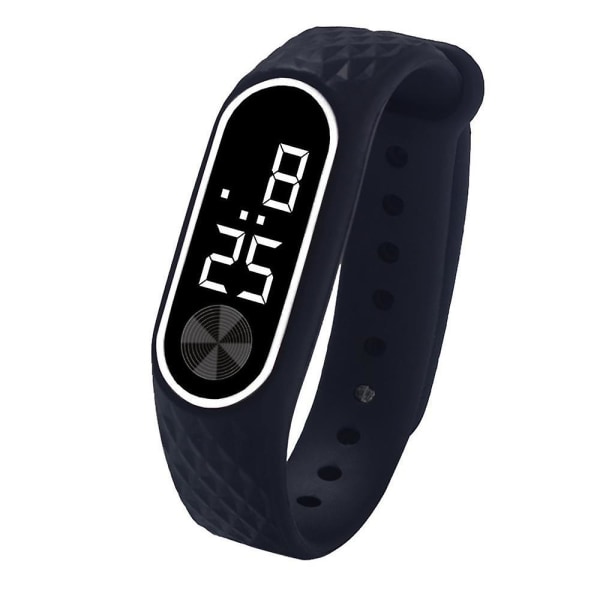 Barn Sport Elektronisk Armbandsur Led Digital Klocka E