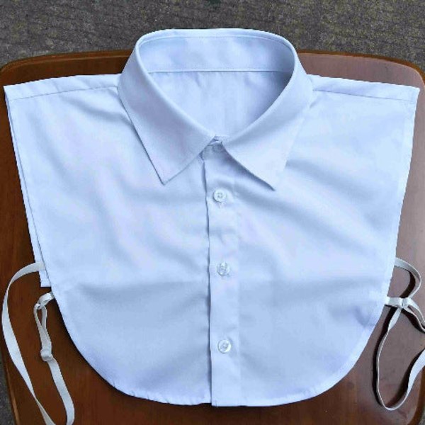 Dame falsk krage Ungdomsversjon Herre Skjortekrage Herre Bluse White 36