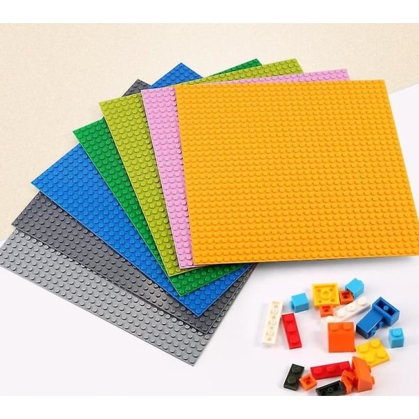 32*32 Dots Classic Baseplates City Dimensions - Building Blocks 25.5X25.5cm / L grey-s-3232