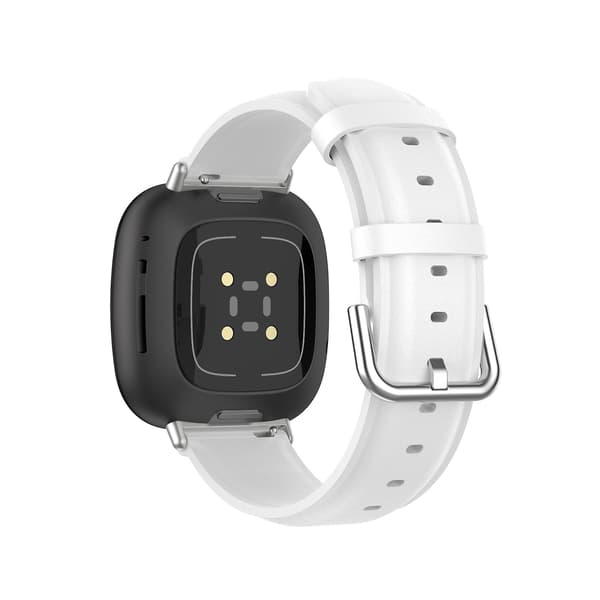 Hvid Hvid kompatibel med Fitbit Versa 3 / Fitbit Sense rem