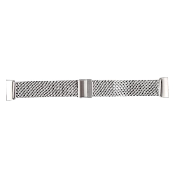 Silverfärgat Milanese-armband kompatibelt med Fitbit Charge 4