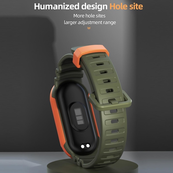 Yksiosainen kaksivärinen ranneke, yhteensopiva Xiaomi Mi Band 7 / 7 Nfc:n kanssa