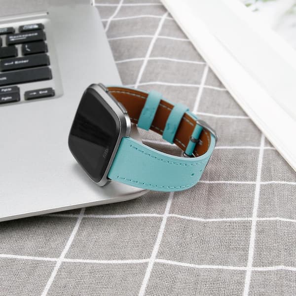Sinivihreä ranneke, yhteensopiva Fitbit Versa 2 / Fitbit Versa / Fitbit Versa Lite -laitteiden kanssa