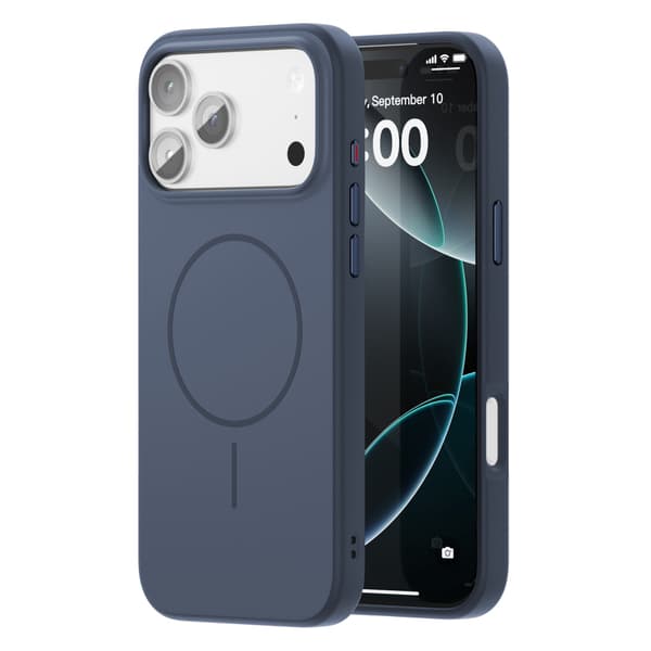 Kotelo iPhone 17 Pro Max Magnetic Blue Noz24905 -puhelimelle