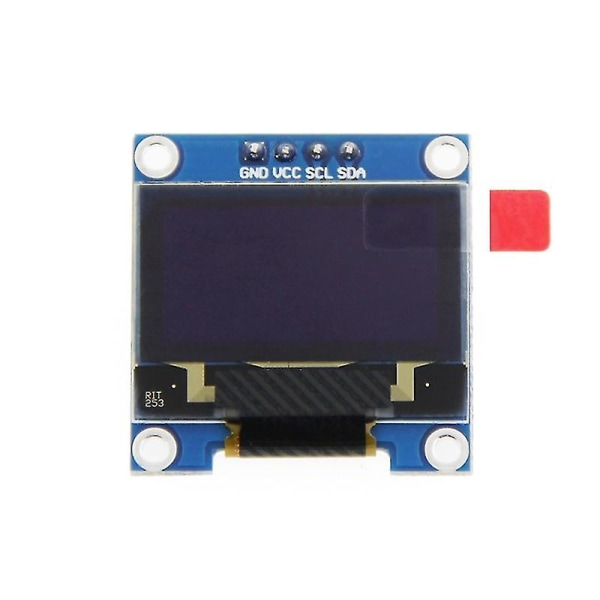 Ny 0,96 tum 128x64 Oled LCD LED-modul kompatibel med Arduino Kit White Display