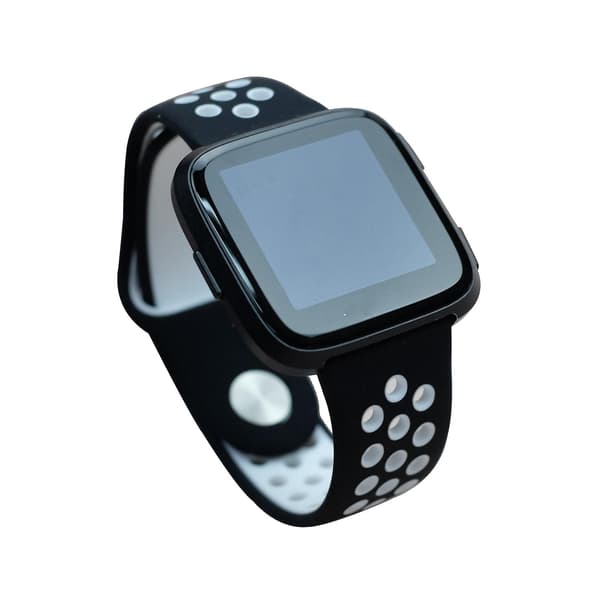 kompatibel med Fitbit Versa 3 tofarget silikonklokkereim