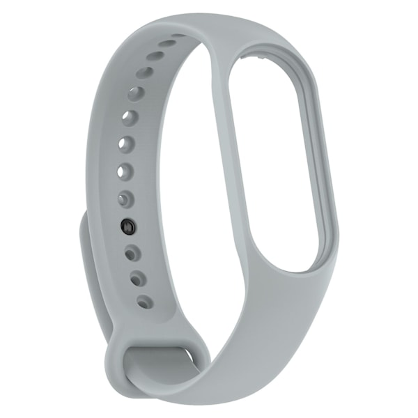 Grå Grå Silikone Urrem kompatibel med Xiaomi Mi Band 7 kompatibel med Xiaomi Mi Band 7 / 7nfc / 6 / 6 Nfc / 5 / 5 Nfc / Amazfit Band 5