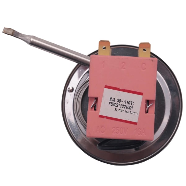 Ny AC 250v 16a 30-110c Temperaturkontroll Kapillärtermostat kompatibel med elektrisk ugn