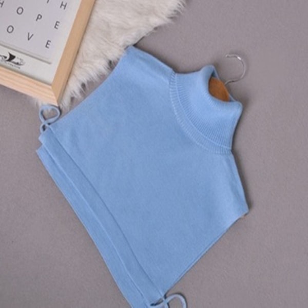 Lös krage för damer, avtagbar halvtröja, avtagbar Turtleneck sky blue Default