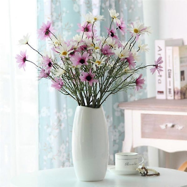 1 stk. Kunstig Krysantemum Bonsai Kafé Hage Hjem Bryllupsfest Hjemmeinnredning White