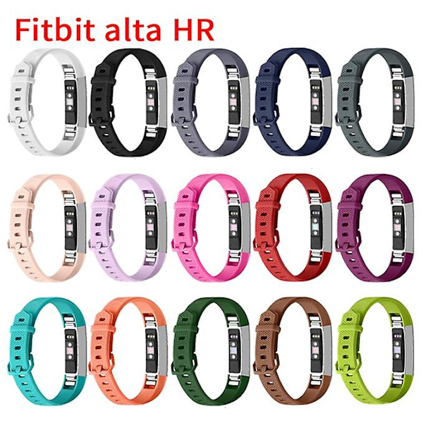 Rosa Rosa Ensfarget Silikonarmbånd