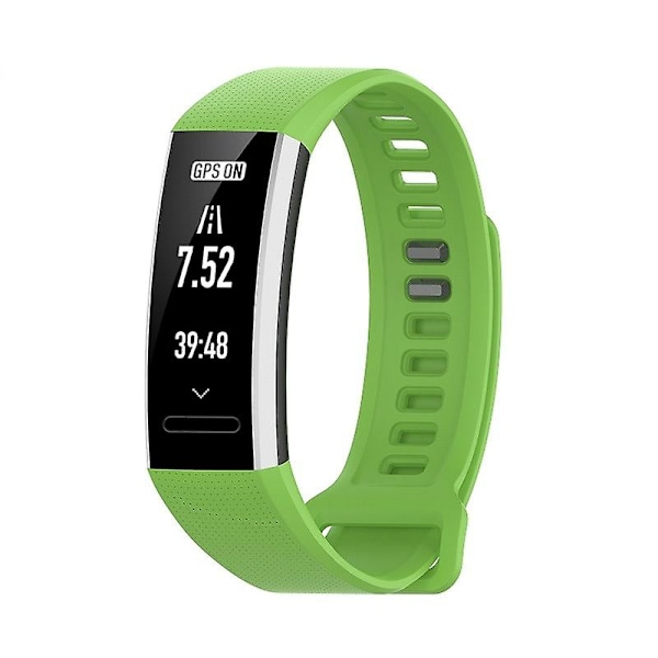 Green Green -silikonihihna, yhteensopiva Huawei Band 2 Pron kanssa