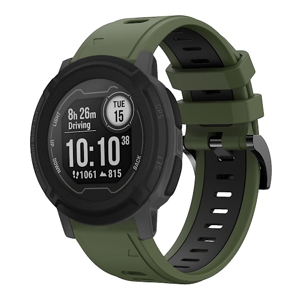 Silikone Urrem kompatibel med Garmin Instinct