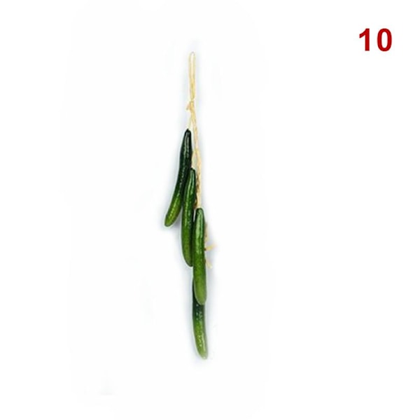 Hem Simulering Skum Mat Grönsaker Konstgjorda Fiskar Hängande Snöre Falsk Chilipeppar Väggdekor Matches the image 10