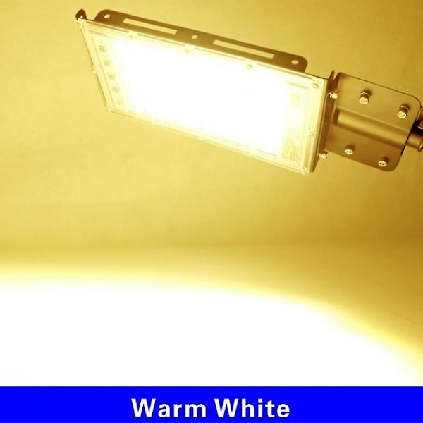 Ny 100w Led Street Light Ac 220v-240v Utomhusstrålkastare Varmvit