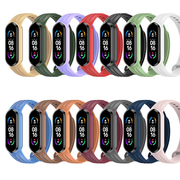 Midnatsblå Midnatsblå Silikone Urrem kompatibel med Xiaomi Mi Band 6 / 5