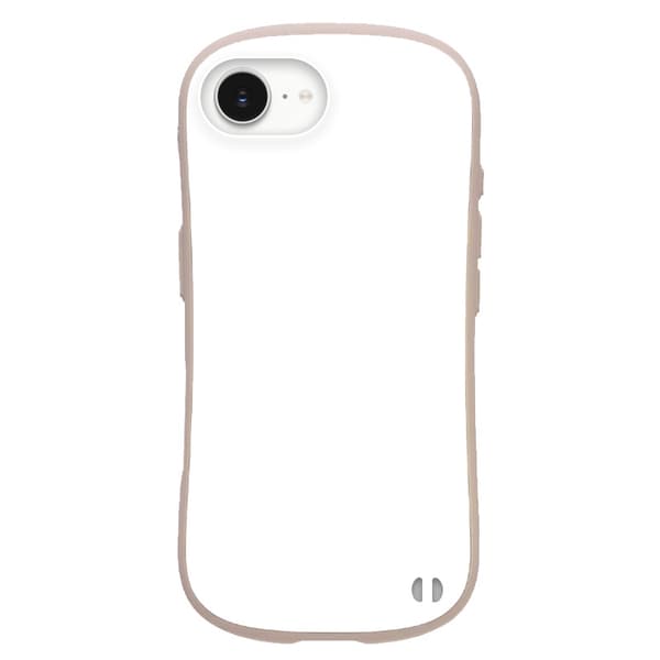Kotelo iPhone 13 Pro Maxille, himmeä silikoni, khaki-valkoinen