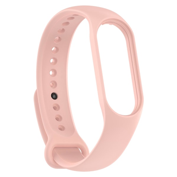 Vaaleanpunainen silikoninen ranneke yhteensopiva Xiaomi Mi Band 7:n kanssa, yhteensopiva Xiaomi Mi Band 7 / 7nfc / 6 / 6 Nfc / 5 / 5 Nfc / Amazfit Band 5:n kanssa