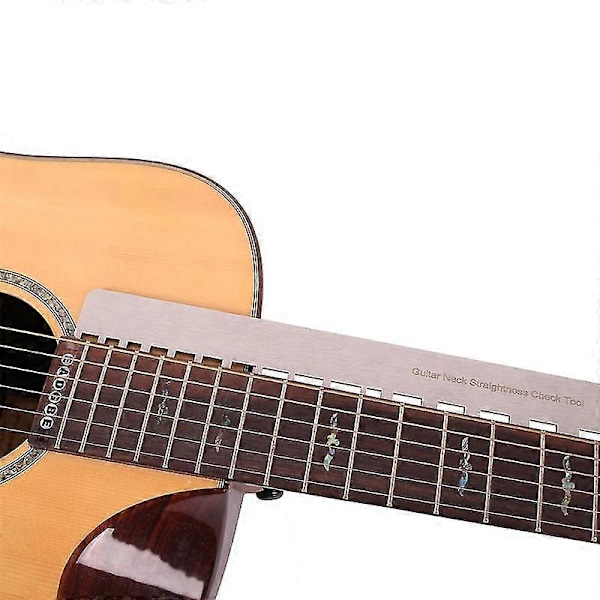 Gitarhals Hakket Rett Kant Luthier Verktøy Båndvippe Nivellerer for Gitar Gripebrett og Fre
